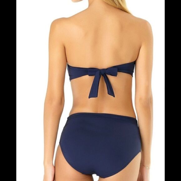 Anne Cole multi-way navy bikini. S/XS. NWT - Picture 3 of 16